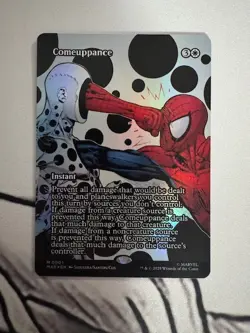 Comeuppance (0001) (Borderless) (Foil) Marvel Eternal MTG NM-M - Image 1