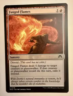 Fanged Flames (118) Modern Horizons 3 MH3 MTG Magic - Image 1
