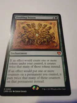 MTG Doubling Season, NM-Mint, English Commander Masters - Image 1