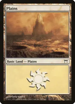 Plains #287 2x FOIL CHK MTG Champions of Kamigawa Basic Land NM white - Image 1