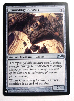 Crumbling Colossus 204/249 The List Core 2012 MTG Magic the Gathering NM - Image 1