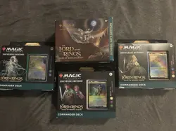 MTG Magic the Gathering Lord of the Rings Collector Bundle! Gift Bundle +3x Comm 195166205311 - Image 1