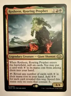 x1 Rosheen, Roaring Prophet R MTG Modern Horizons 3 M/NM, English - Image 1