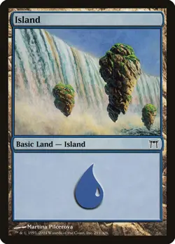 Island #291 2x FOIL CHK MTG Champions of Kamigawa Common NM blue - Image 1