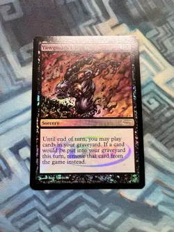 MTG Foil Yawgmoth's Will Judge Promos (Slightly Curled Corner Please See Photos) - Image 1