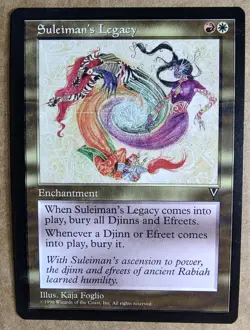 MTG Visions - Suleiman's Legacy - VG - Magic the Gathering - Free Shipping - Image 1