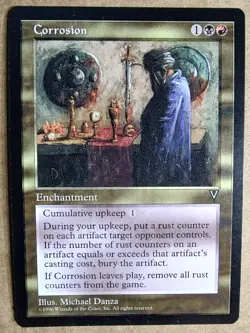 MTG Visions - Corrosion - EX - Magic the Gathering - Free Shipping - Image 1