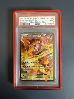 2016 Pokemon XY 121 F/A CHARIZARD Red & Blue Coll. PSA 9 MINT 🔥 Rare Promo 🔥 - Image 1