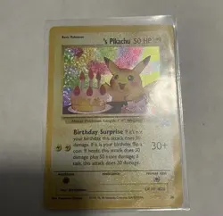 Pokemon TCG Pikachu Birthday 24 Celebrations 25th Anniversary Collection 2021 NM - Image 1