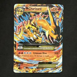 M Charizard EX (Y) 13/106 Flashfire Holo Mega Pokemon - Image 1