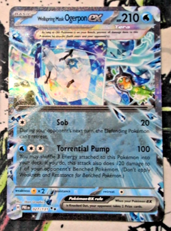 Wellspring Mask Ogerpon Ex 027/131 Pokemon Prismatic Evolutions - Image 1