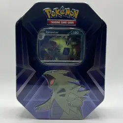 Pokemon TCG Tyranitar Triple Whammy Collector’s Tin - Image 1