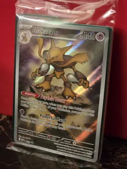 Pokemon Alakazam 009 Black Star Promo Mega Evolutions Sealed - Image 2