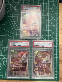 3 LOT - 2023 POKEMON JPN SV1V-VIOLET EX ART RARE #086 DROWZEE PSA 10 - Image 1