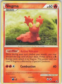 Pokemon Slugma 67/90 Undaunted Common NM - Image 1