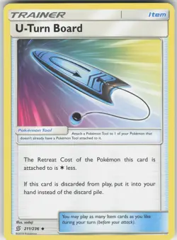 Pokemon U-Turn Board 211/236 SM - Unified Minds Uncommon NM - Image 1