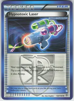 Pokemon Hypnotoxic Laser (Team Plasma) 123/135 Plasma Storm Uncommon NM - Image 1
