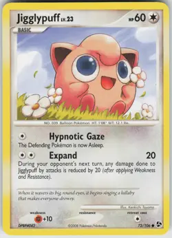 Pokemon Jigglypuff 72/106 Great Encounters Common NM - Image 1