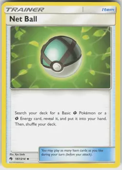 Pokemon Net Ball 187/214 SM - Lost Thunder Uncommon NM - Image 1