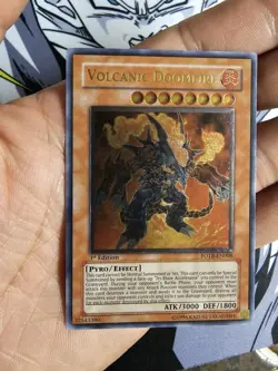Yugioh! LP Volcanic Doomfire - FOTB-EN008 - Ultimate Rare - 1st Edition Lightly - Image 3