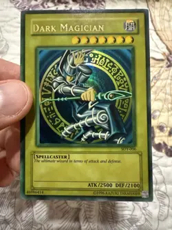 YuGiOh Dark Magician SDY-006 Heavy/Max Faded Misprint Ink Error Ultra Rare MP - Image 1