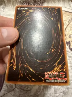 Yugioh Dark Hole LOB-052 Super Rare 1st Ed WAVY HP See Pictures - Image 3