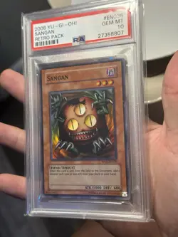 2008 Yugioh Sangan RP01-EN036 Super Rare PSA 10 GEM MINT POP 2 💎 - Image 3