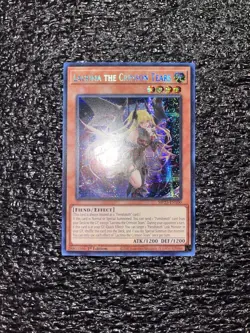 Yugioh! Lacrima the Crimson Tears MP25-EN100 Prismatic Secret Rare 1st NM - Image 1