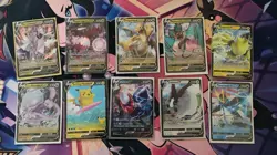 Pokemon card ultra rare bundle 10 cards as shown - Image 1