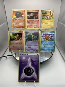 Rough Lot (7) early-Mid Era Pokemon Cards - Image 1