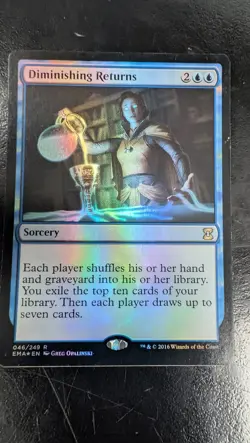 Diminishing Returns Eternal Masters Foil Magic Card MTG - Image 1