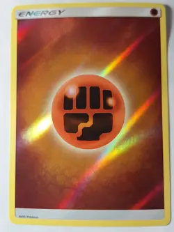 Basic Fighting Energy 2017 Reverse Pokemon Holo Foil Rare Nice! - Image 1
