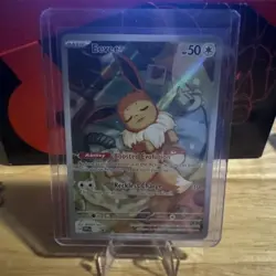 Eevee Holo Pokemon Card - Boosted Evolution Ability, Collectible 173 - Image 1