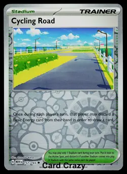 Cycling Road 157/165 Reverse Holo SV: Scarlet & Violet 151 Pokemon Card NM - Image 1