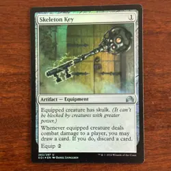 Skeleton Key Foil 263/297 Uncommon Shadows over Innistrad Magic MTG Card - Image 1