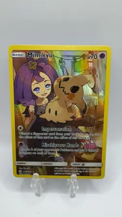 Mimikyu Secret Illustration Holo Card 245/236 Sun & Moon Cosmic Eclipse Rare - Image 1