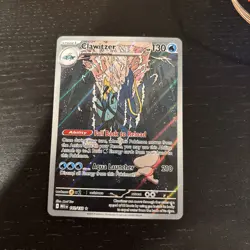 Pokemon TCG Clawitzer 141/132 2025 Mega Evolution Illustration Rare Card - NM - Image 1