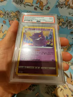 Gengar SWSH052 Promo Champions Path Holo Pin Collection Pokemon CARD PSA 9 - Image 5