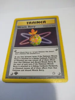 Pokemon Card - Neo Genesis 94/111 - MIRACLE BERRY (uncommon) **1st Edition** -NM - Image 1