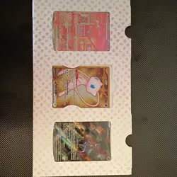 Pokemon 151 Mew & Mewtwo Ultra Premium Collection UPC 3 Card Promo Set - Image 1