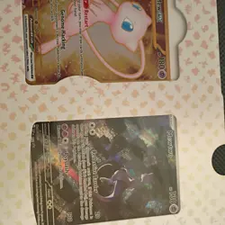Pokemon 151 Mew & Mewtwo Ultra Premium Collection UPC 3 Card Promo Set - Image 2