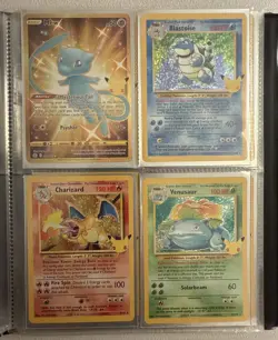 Pokemon Celebrations 25th Anniversary Master Set NM + Binder & Promos (67 Cards) - Image 1
