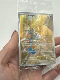 SEALED Pokemon Center Exclusive SVP #075 Mimikyu ETB Promo Pokemon TCG Card - Image 3