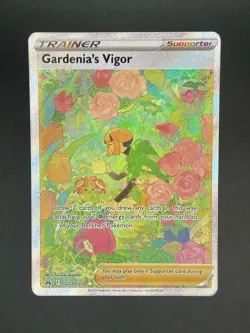 Gardenia's Vigor GG61/GG70 Crown Zenith: Galarian Gallery Holo pokemon card 2023 - Image 1