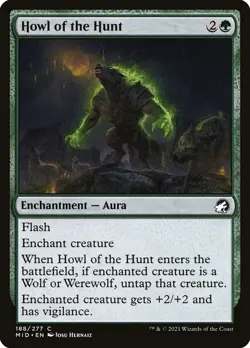 Howl of the Hunt Foil (188) Innistrad: Midnight Hunt MID MTG Magic - Image 1