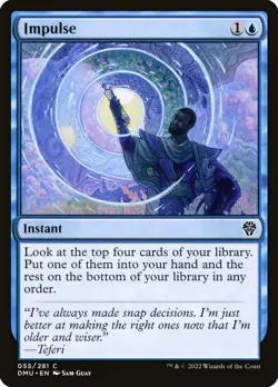 Impulse Foil (055) Dominaria United DMU MTG Magic - Image 1