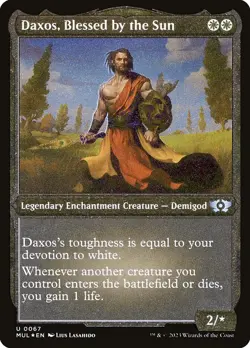 Daxos, Blessed by the Sun Foil (067) Etched Multiverse Legends MUL MTG Magic - Image 1