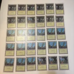 Lot Of 30 Forest Basic Land Revised 3rd Edition MTG Magic The Gathering - Image 1
