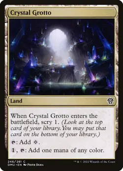 Crystal Grotto Foil (246) Dominaria United DMU MTG Magic - Image 1