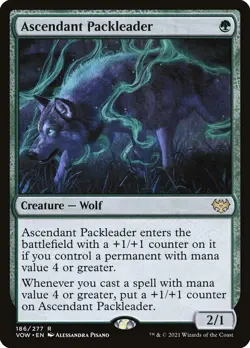 Ascendant Packleader (186) Innistrad: Crimson Vow VOW MTG Magic - Image 1